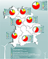 Verteilung der Flächenkategorien der Gebietskulisse Windkraft in Bayern