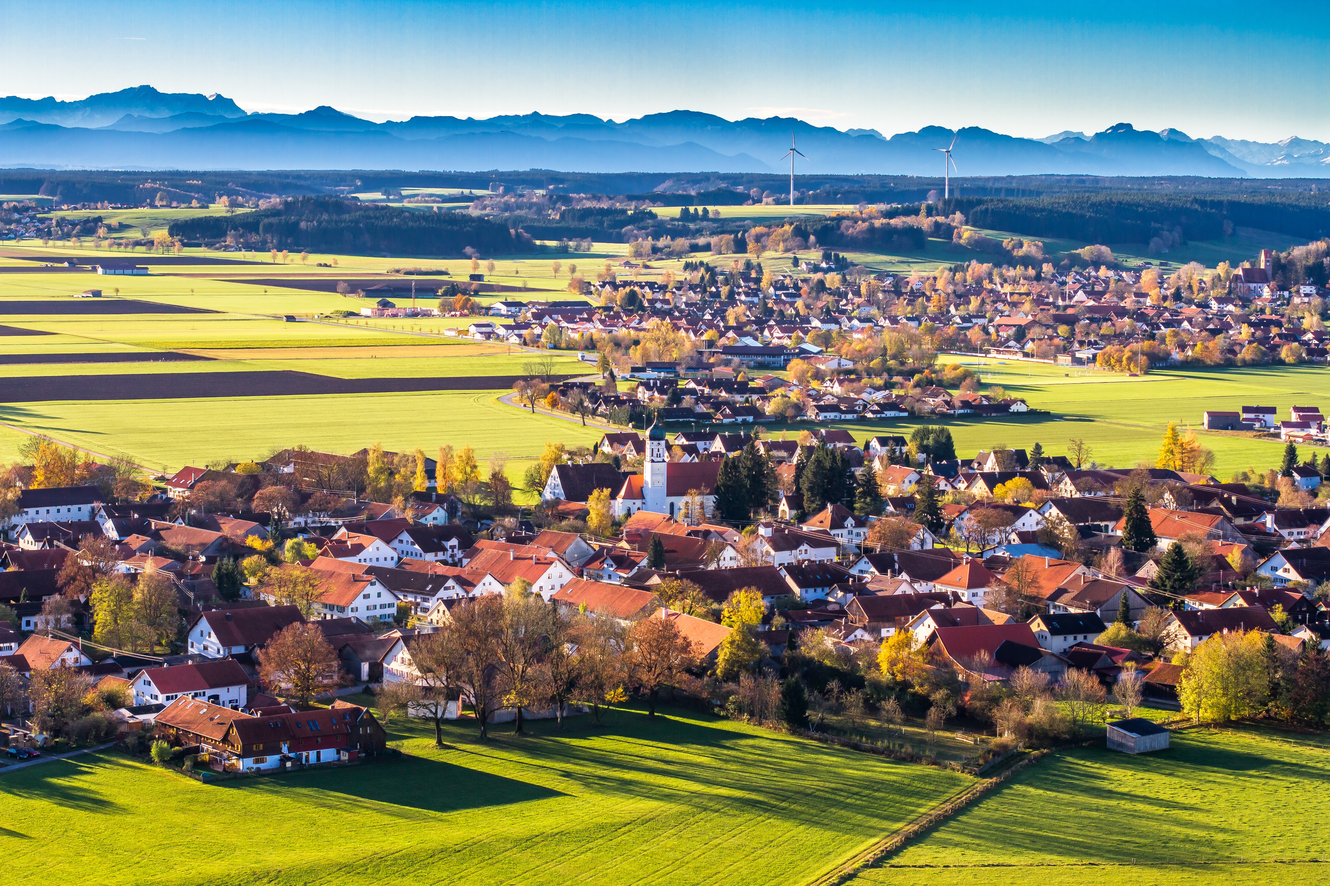 Windenergieanlagen bei Fuchstal