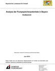 Titelseite der Analyse der Pumpspeicherpotentiale in Bayern