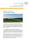 Titelseite Broschüre Windenergie in Bayern