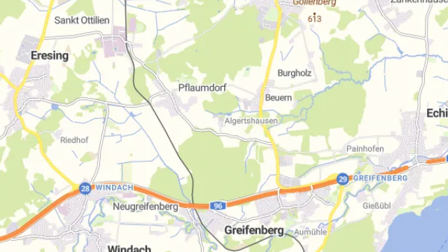 Karte (48.083400524579, 11.070318124595) Karte für Erneuerbare Energie-Effizienz im Kloster St. Ottilien