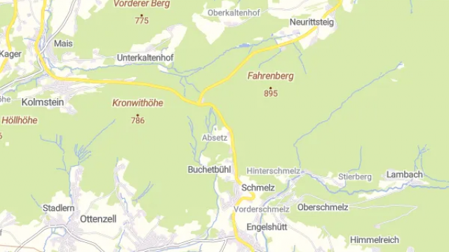Karte (49.224011388012, 13.027748902402) Karte für Biomasse aus der Region beheizt Hallenbad