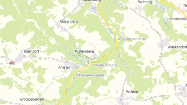 Karte für Jura Solarpark - einer der größten Bürgersolarparks in Deutschland