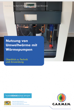 Titelseite der Broschüre "Nutzung von Umweltwärme mit Wärmepumpen"