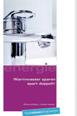 Titelseite der Broschüre zu Energiespararmaturen