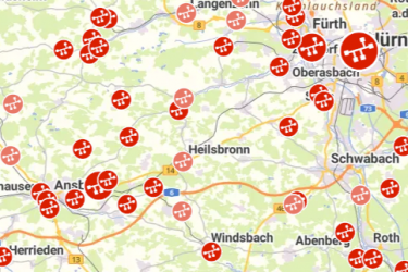 Kartenausschnitt Wärmenetze