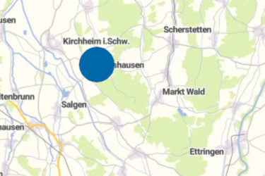 Kartenausschnitt installierte Stromleistung (MW) aus Wasserkraft pro Regierungsbezirk.png