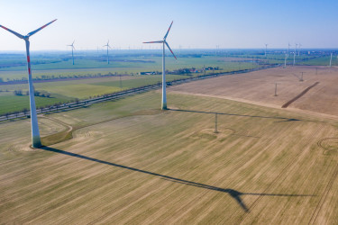 Schattenwurf von Windrädern