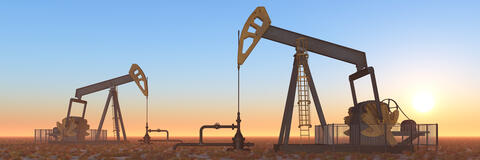 Ölpumpen bei Sonnenuntergang - Erdöl ist einer von mehreren Primärenergieträgern. (Bildquelle: Michael Rosskothen - Adobe Stock) Ölpumpen bei Sonnenuntergang - Erdöl ist einer von mehreren Primärenergieträgern. (Bildquelle: Michael Rosskothen - Adobe Stock)