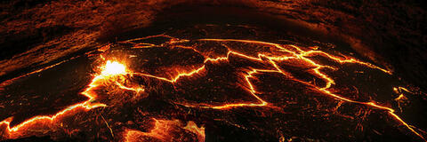 Lava eines aktiven Vulkans. (Quelle: Lukas - Fotolia.com)