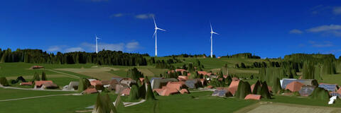 Beispielhafte Darstellung aus der 3D-Analyse (Bildquelle: Energie-Atlas Bayern)