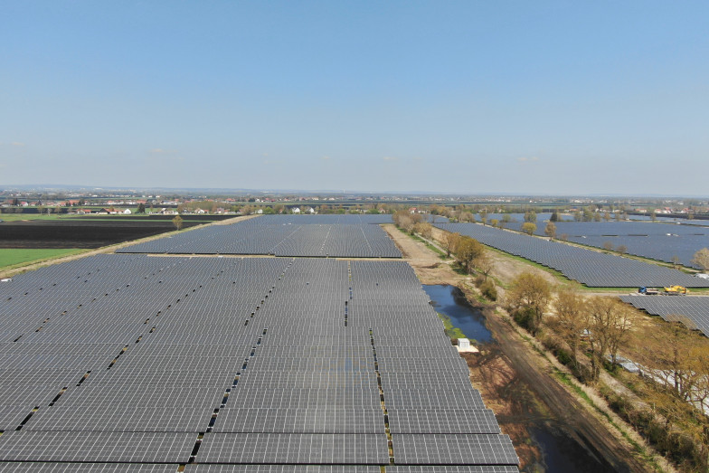 Freiflächen-Photovoltaik Schornhof bei Berg im Gau