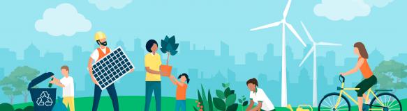 Beim Thema Nachhaltigkeit und Energiewende kommt es auch auf die Unterstützung der Bürgerinnen und Bürger an (Bildquelle: elenabsl - stock.adobe.com). Beim Thema Nachhaltigkeit und Energiewende kommt es auch auf die Unterstützung der Bürgerinnen und Bürger an (Bildquelle: elenabsl - stock.adobe.com).