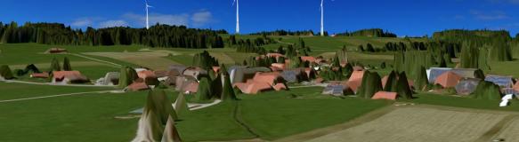 Beispielhafte Darstellung aus der 3D-Analyse (Bildquelle: Energie-Atlas Bayern)