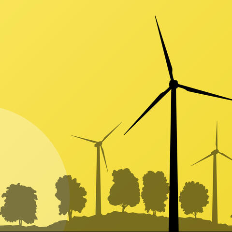 Illustration Windräder am Horizont (Bildquelle: Fotolia) Illustration Windräder am Horizont (Bildquelle: Fotolia)