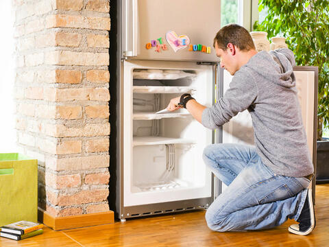 Das Gefrierfach und der Gefrierschrank sollten regelmäßig abgetaut werden (Quelle: cm photodesign).