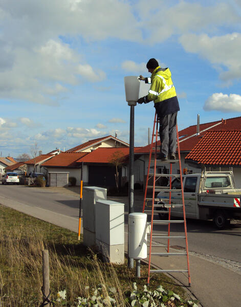 Im Gemeindegebiet von Wiggensbach wurden fast alle Straßenlaternen auf LED umgerüstet. (Quelle: Energie-Atlas Bayern)