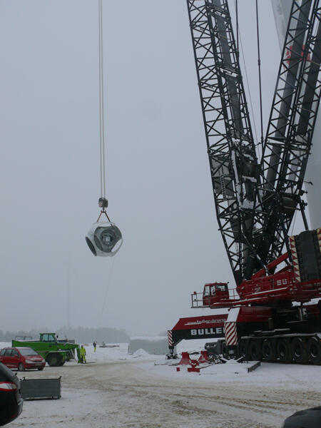 Der Windpark wurde Ende 2012 bzw. Anfang 2013 in Betrieb genommen. (Quelle Sylvia Tennert)