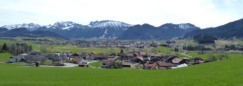 Panoramablick auf Rehbichl (Quelle: Gemeinde Pfronten)