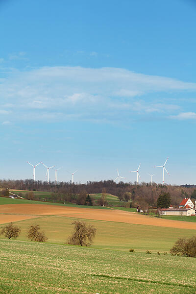 Der Bürgerwindpark Zöschingen. (Quelle: VenSol Neue Energien GmbH)