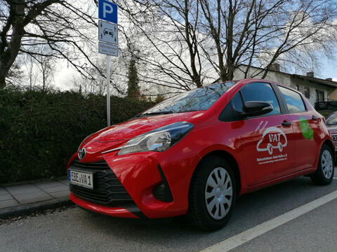 Ein Auto, das im Landkreis Ebersberg beim Carsharing genutzt werden können (Quelle: Energie-Atlas Bayern).