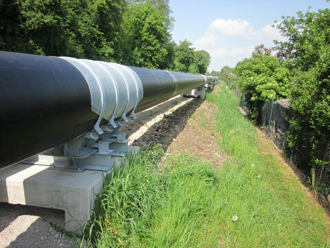 Fernwärmeleitung der Stadtwerke Ingolstadt (Quelle: Stadtwerke Ingolstadt Beteiligungen GmbH)