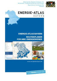 Titelseite der Broschüre Energie-Atlas Bayern – Routenplaner. (Quelle: Energie-Atlas Bayern)
