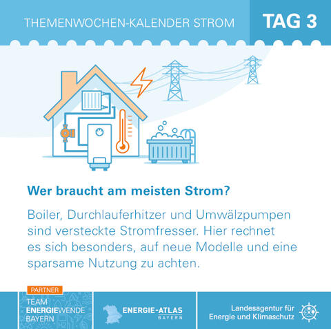 Themenwochen-Kalender Strom, Beispiel für Facebook: Kalenderblatt 3