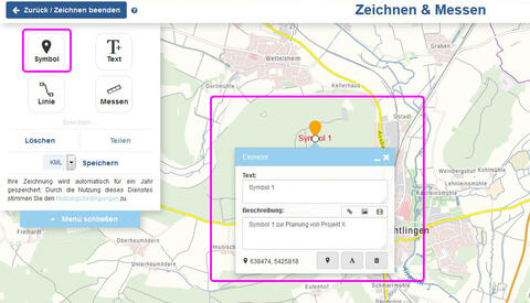 Zeichnen Symbol (Quelle: Energie-Atlas Bayern)