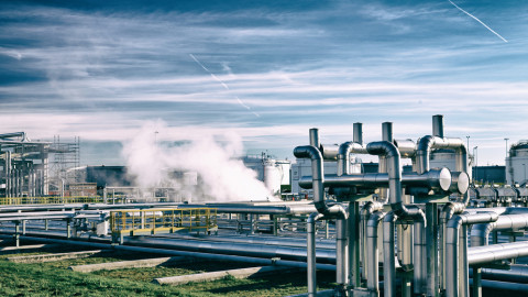 Rohrleitungen einer Industrieanlage