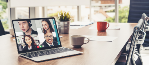 Besprechungszimmer für Video-Besprechung 
