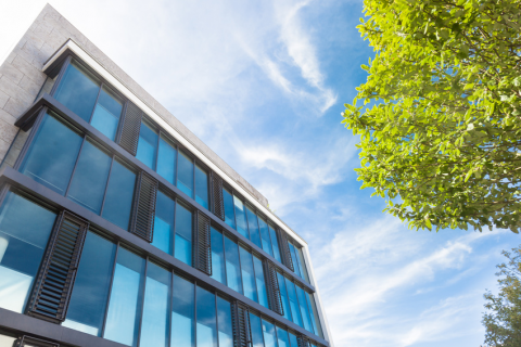 Modernes Bürogebäude. 