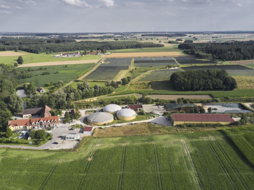 Blick auf den Maierhof samt lokaler Erzeugungsanlagen (Quelle: Energie-Atlas Bayern)