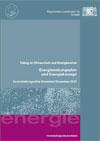 Titelseite der Broschüre zur Veranstaltung Energienutzungsplan und Energiekonzept. (Quelle: Bayerisches Landesamt für Umwelt)