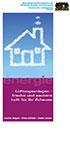 Titelseite des Faltblattes Lüftungsanlagen - frische und saubere Luft für Ihr Zuhause. (Quelle: Energie-Atlas Bayern) 
