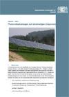 Titelseite Broschüre Photovoltaikanlagen auf (ehemaligen) Deponien