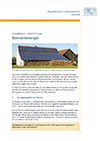 Titelseite der Broschüre Sonnenenergie.